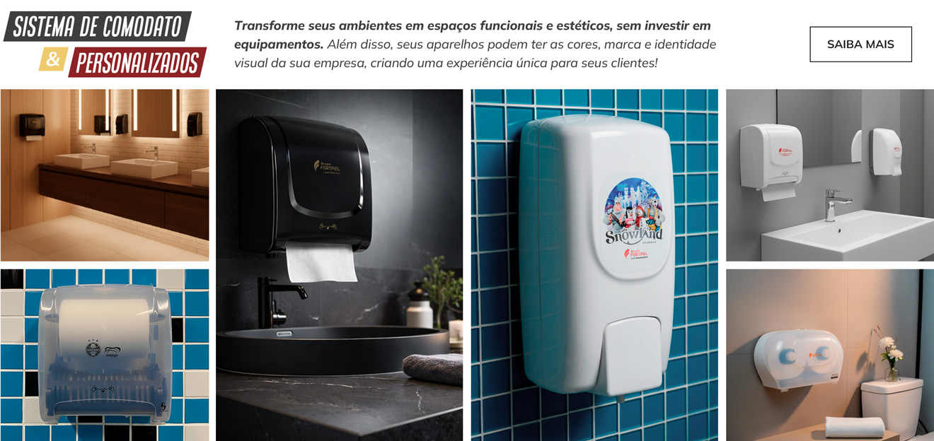 Banner institucional Grupo Fortpel destacando portfólio e atuação nacional